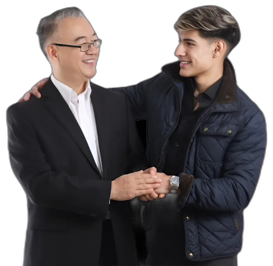 Jeffrey Jin mentoring a Life Dreamer community member